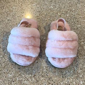 UGG, Fluff Yeah slides, color pink. Size 7
